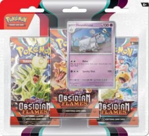 1783564.jpg Obsidian Flames 3 Pack Blister with Houndstone Promo (Pokemon)
