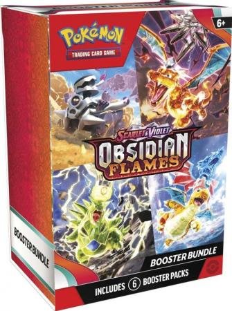 Scarlet & Violet Obsidian Flames Booster Bundle Box of 6 Packs (Pokemon)