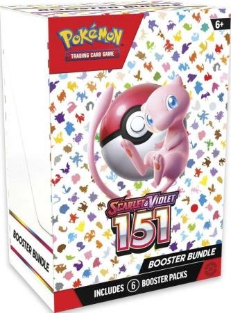 Scarlet & Violet 151 Booster Bundle Box of 6 Packs (Pokemon)