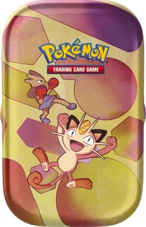 1783605.jpg Scarlet & Violet 151 Meowth & Hitmonchan Mini Tin (Pokemon)