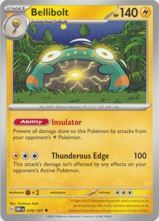 Bellibolt - 078/197 - Uncommon