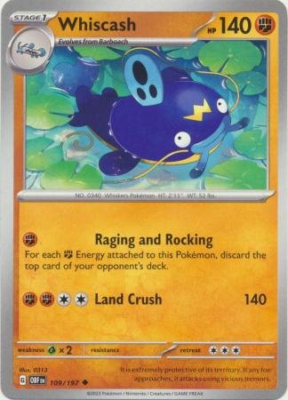 Whiscash - 109/197 - Uncommon