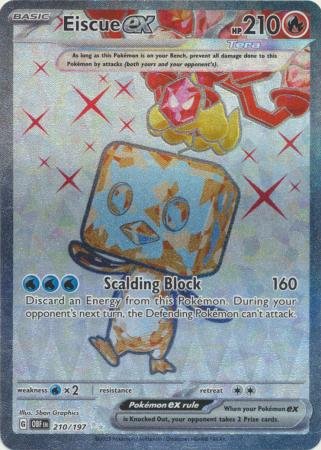 Eiscue ex - 210/197 - Full Art Secret Rare