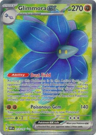 Glimmora ex - 213/197 - Full Art Secret Rare