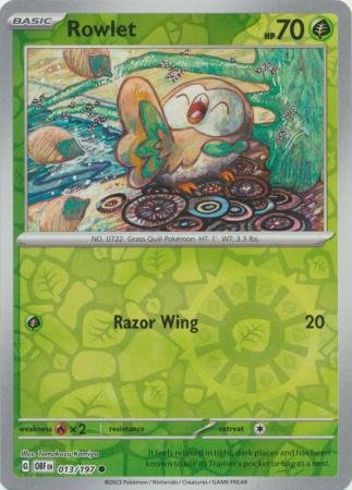 Rowlet - 013/197 - Common Reverse Holo