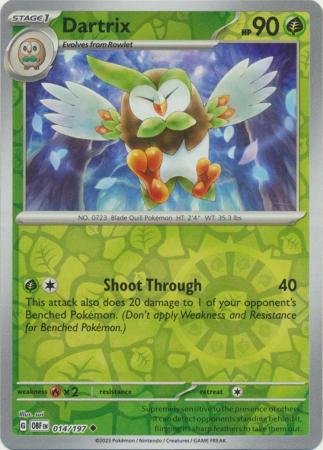 Dartrix - 014/197 - Uncommon Reverse Holo