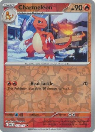 Charmeleon - 027/197 - Uncommon Reverse Holo