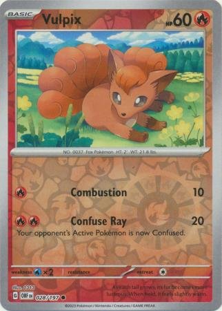 Vulpix - 028/197 - Common Reverse Holo