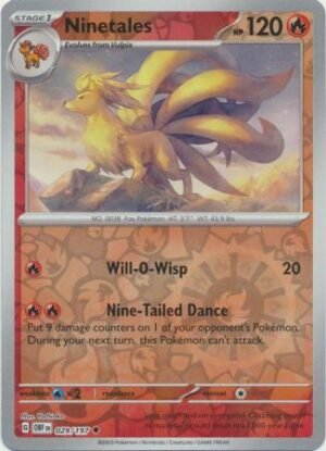 Ninetales - 029/197 - Uncommon Reverse Holo
