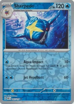 Sharpedo - 047/197 - Uncommon Reverse Holo