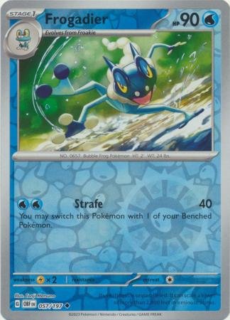 Frogadier - 057/197 - Uncommon Reverse Holo