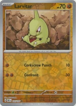 Larvitar - 105/197 - Common Reverse Holo