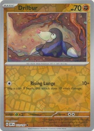 Drilbur - 111/197 - Common Reverse Holo