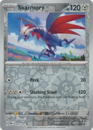 Skarmory - 142/197 - Uncommon Reverse Holo