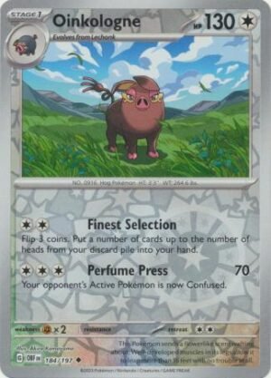 Oinkologne - 184/197 - Uncommon Reverse Holo