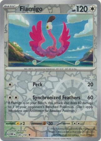Flamigo - 185/197 - Uncommon Reverse Holo