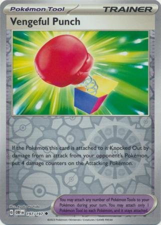 Vengeful Punch - 197/197 - Uncommon Reverse Holo