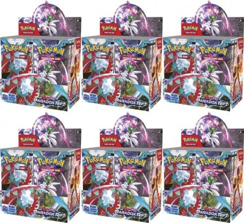 Scarlet & Violet: Paradox Rift Sealed Case of 6 Booster Boxes (Pokemon)