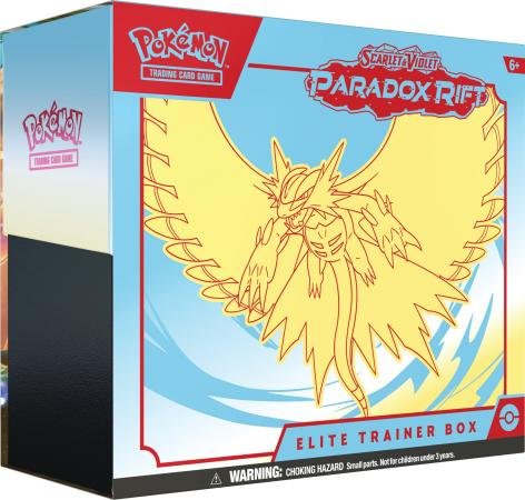Scarlet & Violet: Paradox Rift Roaring Moon (Blue) Elite Trainer Box (Pokemon)