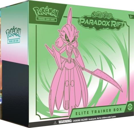 Scarlet & Violet: Paradox Rift Iron Valiant (Green) Elite Trainer Box (Pokemon)