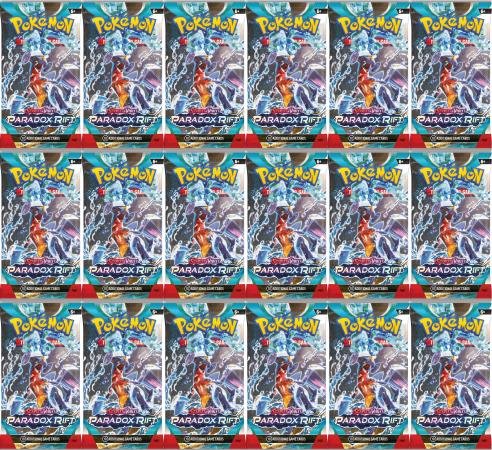 Scarlet & Violet: Paradox Rift 18 Booster Pack Lot (Pokemon)