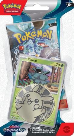 1786390.jpg Scarlet & Violet: Paradox Rift Checklane Blister w/ Pineco Promo (Pokemon)
