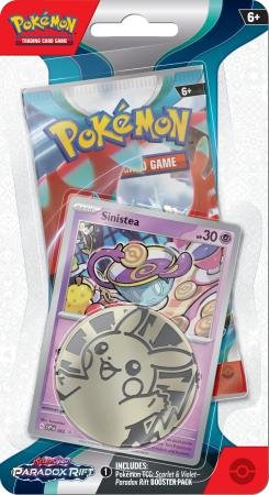 1786391.jpg Scarlet & Violet: Paradox Rift Checklane Blister w/ Sinistea Promo (Pokemon)