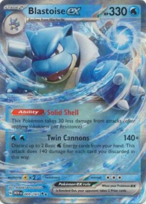 009/165 - Blastoise ex - Ultra Rare