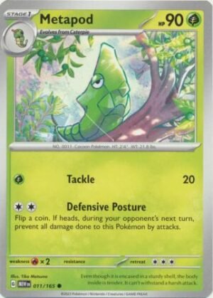 011/165 - Metapod - Common