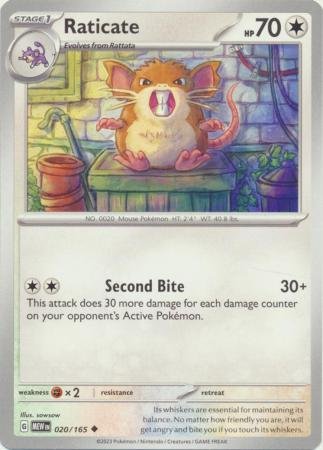 020/165 - Raticate - Uncommon