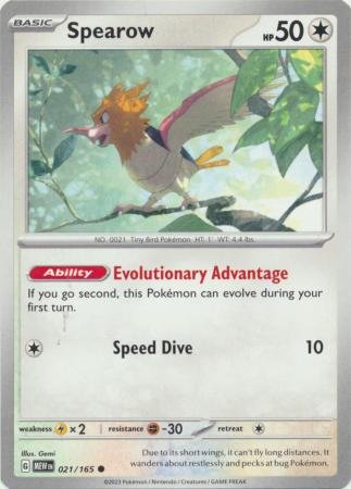 021/165 - Spearow - Common