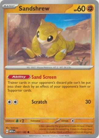 027/165 - Sandshrew - Common