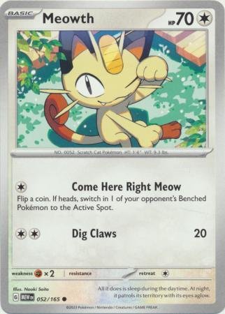 052/165 - Meowth - Common