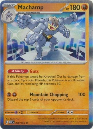 068/165 - Machamp - Holo Rare