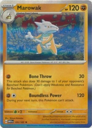 1788757.jpg 105/165 - Marowak - Holo Rare