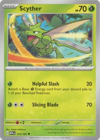 123/165 - Scyther - Uncommon