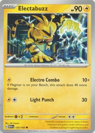 125/165 - Electabuzz - Common