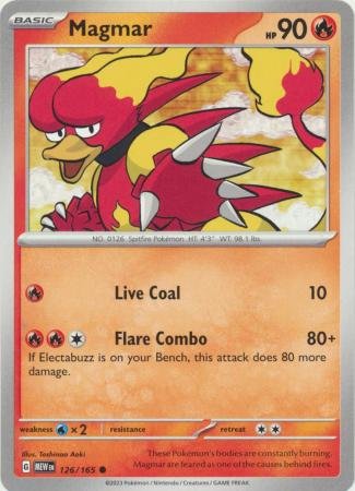 126/165 - Magmar - Common