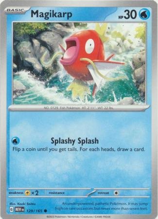 129/165 - Magikarp - Common