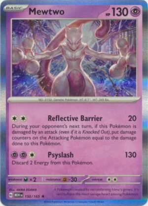 150/165 - Mewtwo - Holo Rare