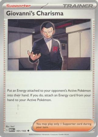 161/165 - Giovanni's Charisma - Uncommon