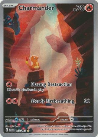 168/165 - Charmander - Illustration Rare