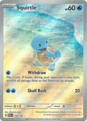 170/165 - Squirtle - Illustration Rare