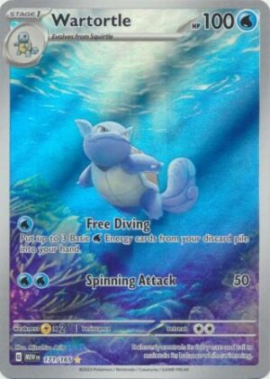 171/165 - Wartortle - Illustration Rare