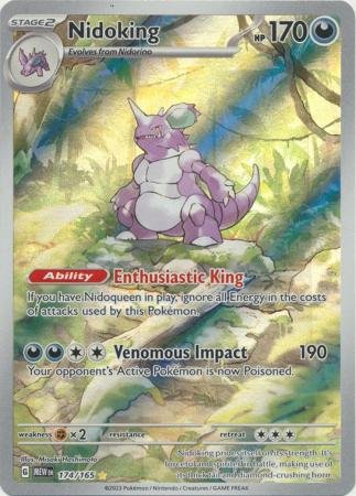 174/165 - Nidoking - Illustration Rare