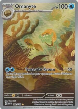 180/165 - Omanyte - Illustration Rare