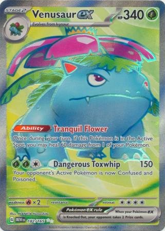 182/165 - Venusaur ex - Full Art Secret Rare