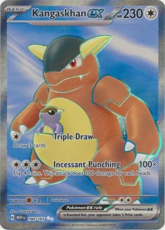 190/165 - Kangaskhan ex - Full Art Secret Rare