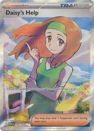 195/165 - Daisy's Help - Full Art Secret Rare