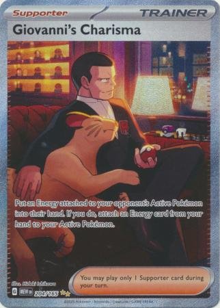204/165 - Giovanni's Charisma - Special Illustration Rare
